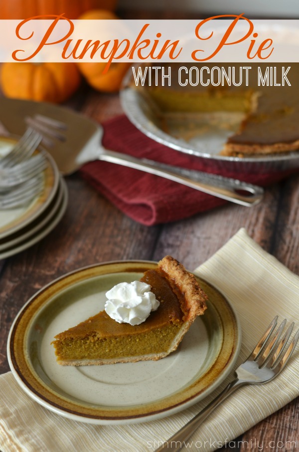 Pumpkin Pie With Coconut Milk Out Of Evaporated Milk 