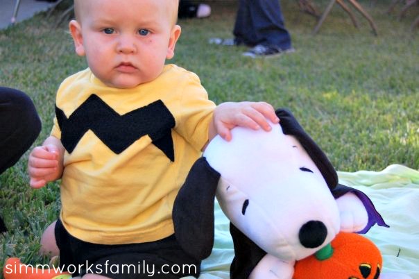 charlie brown halloween costume for baby 1