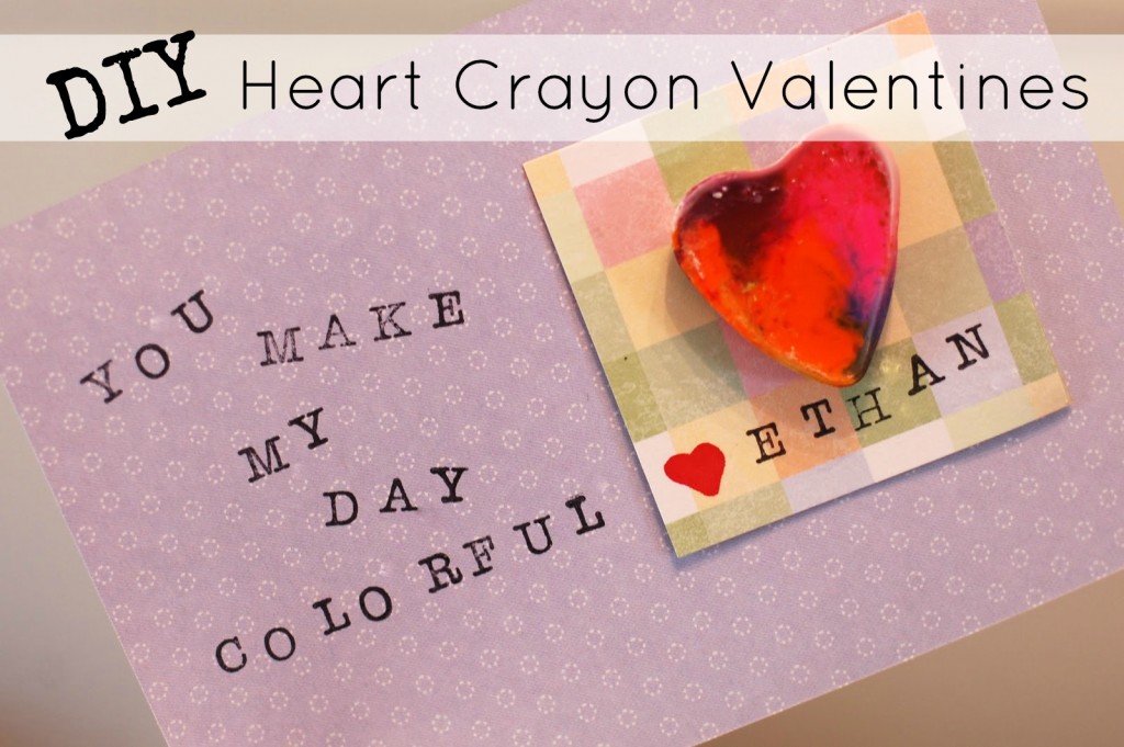 Crayon Heart Valentines