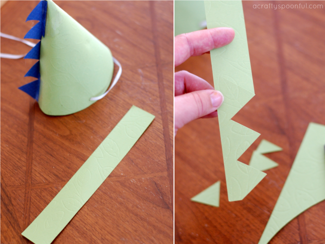 How To Make Dinosaur Party Hats A Crafty Spoonful