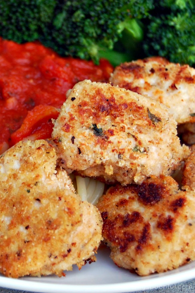 Chicken Parmesan Bites The Perfect Toddler Approved Meal