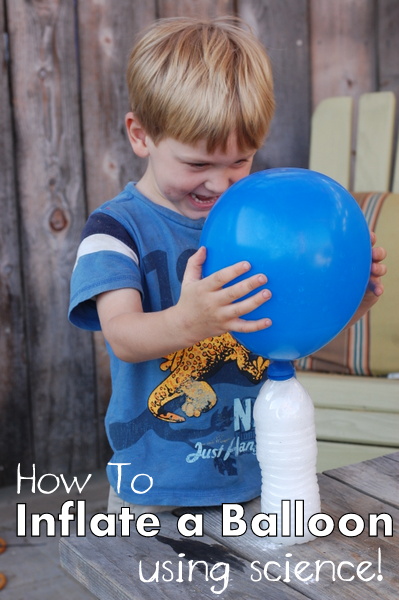 How to Inflate A Balloon Using Science