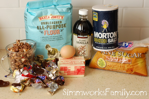 Candy Blondies Ingredients