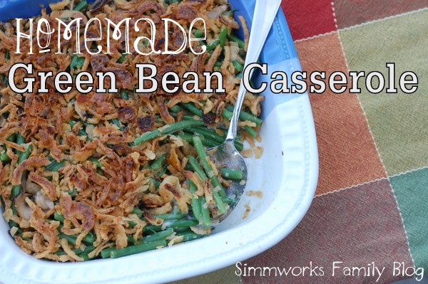 homemade green bean casserole