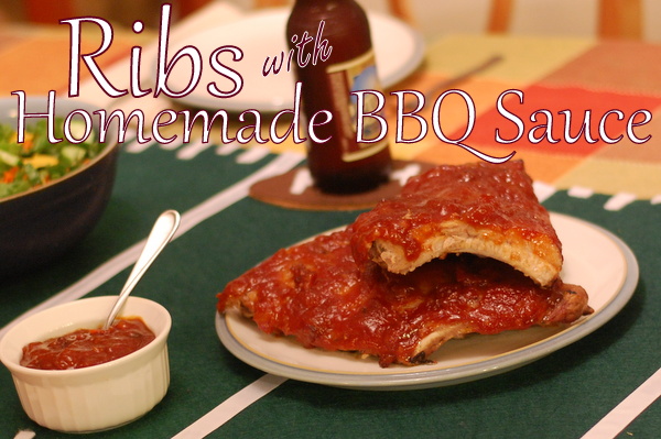 Ribs with Homemade Barbecue Sauce