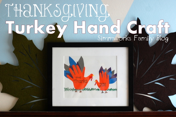 Thanksgiving Turkey Hand Craft