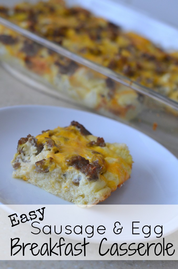 sausage and egg breakfast casserole