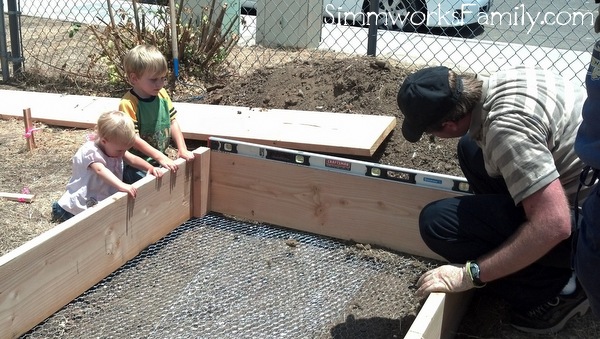 Community Garden kids involved