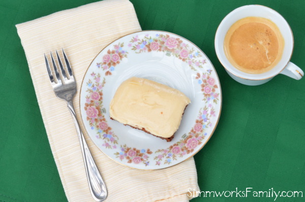 No Bake Peanut Butter Cheesecake Bars top view