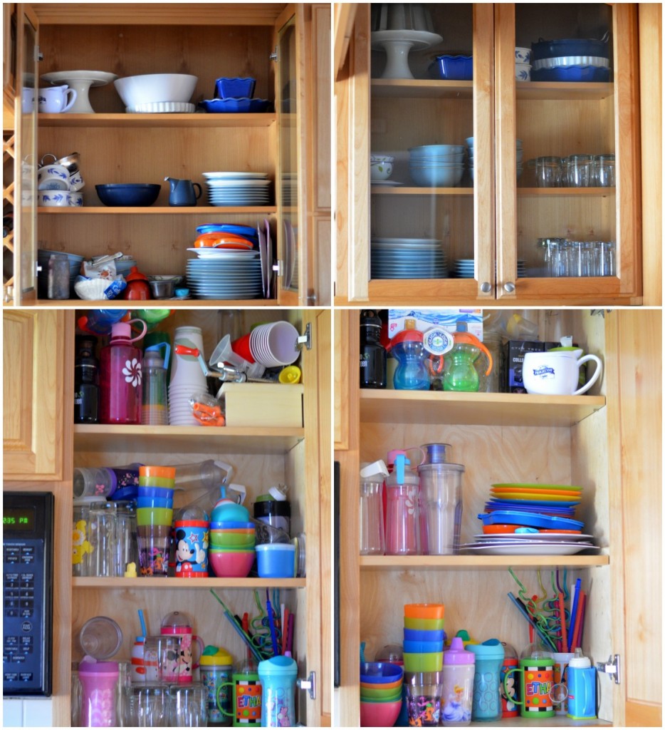 Organizing the Kitchen Cupboards