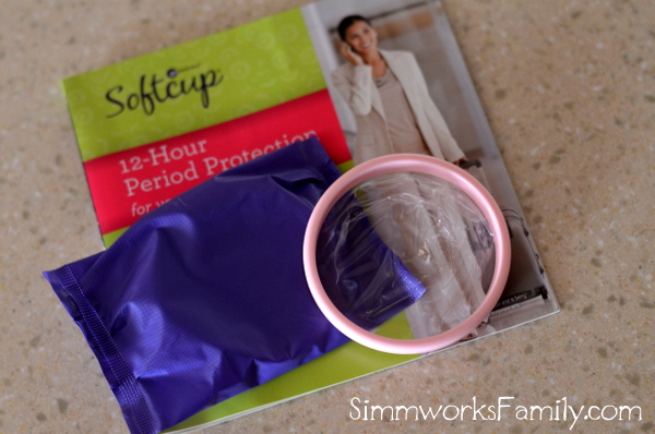 Softcup disposable menstrual cup