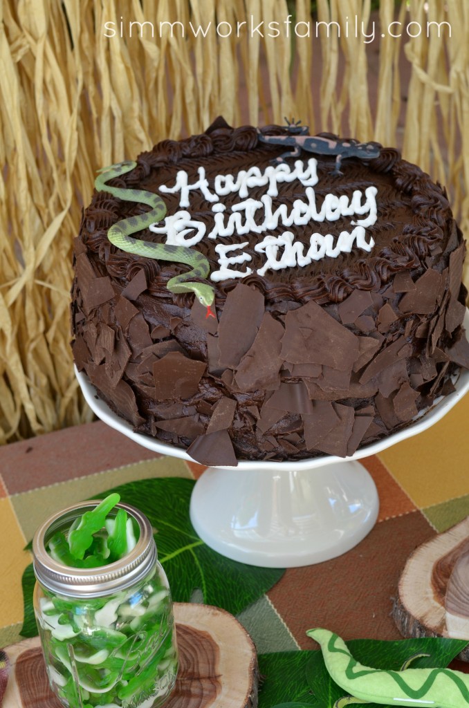 Dinosaur birthday cake Cut Out Stock Images & Pictures - Alamy