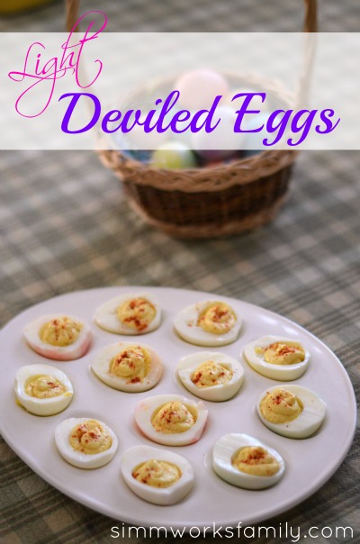 Light Deviled Eggs