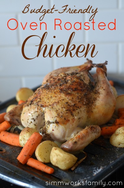 oven roasted whole chicken