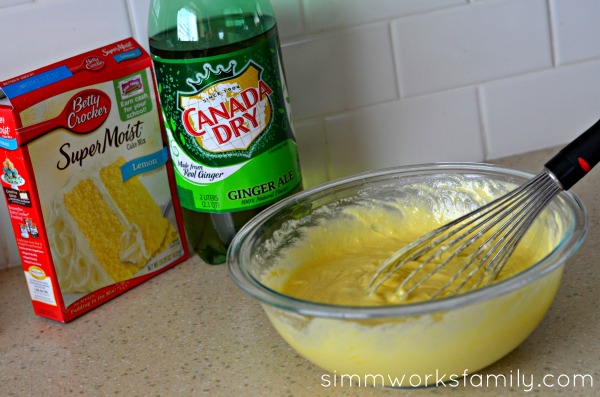 Ginger Ale Lemon Cake ingredients