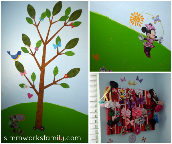 Glidden Disney Paint Minnie Mouse Makeover details