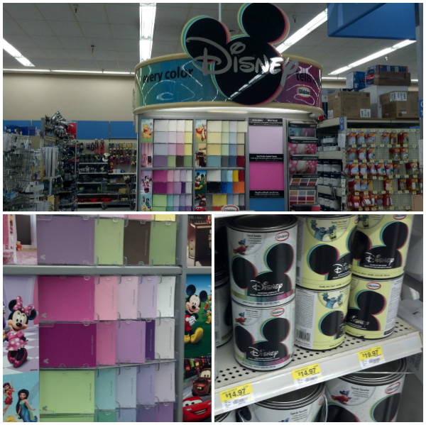 Glidden Disney Paint display in Walmart