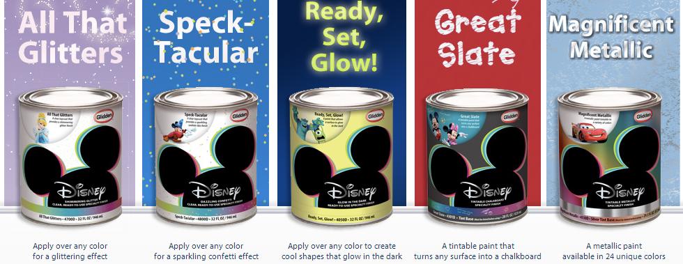 Glidden Disney Paint line