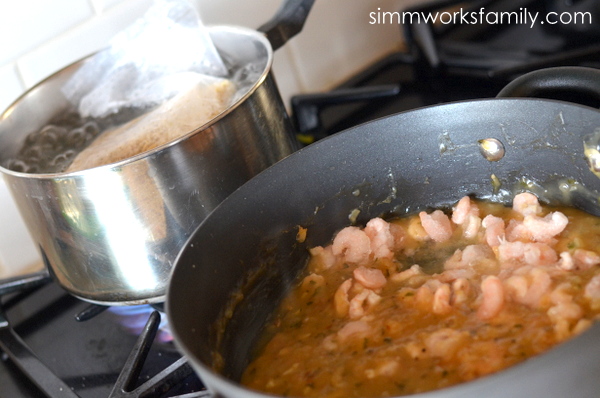 10 Minute Dinners lemon garlic shrimp and success rice