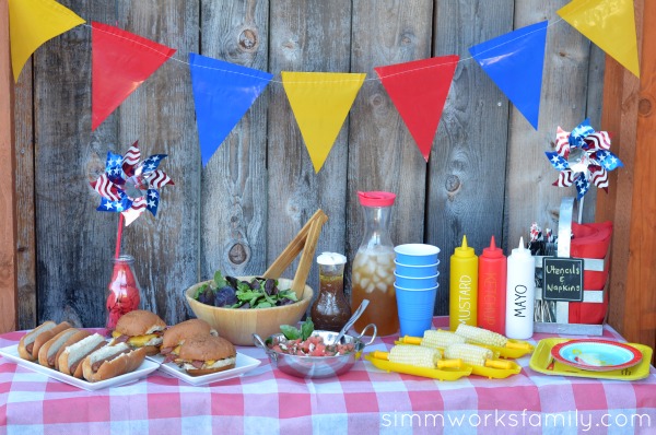 Root Beer Float Party party food spread