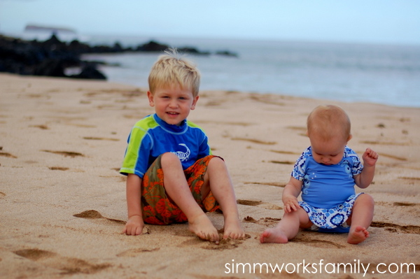 Ways to Get Outdoors With Kids - at the beach