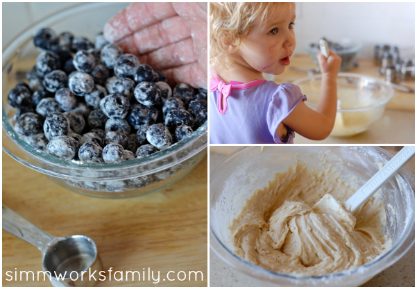 Blueberry Coffee Cake batter