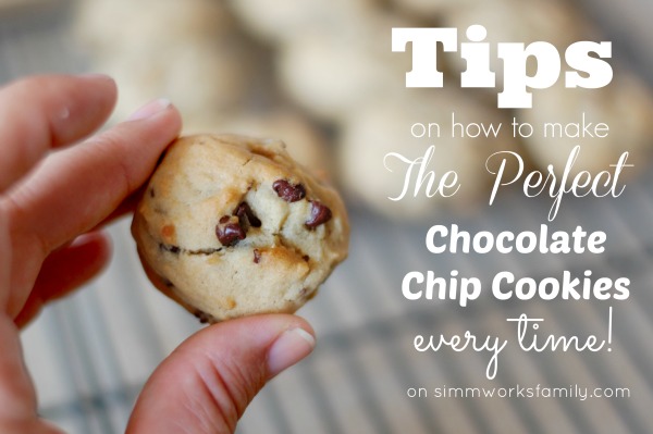 how to make the perfect chocolate chip cookies