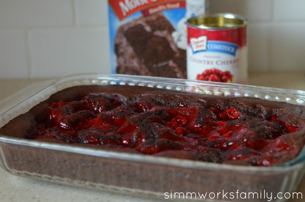 Easy Black Forest Cake baked