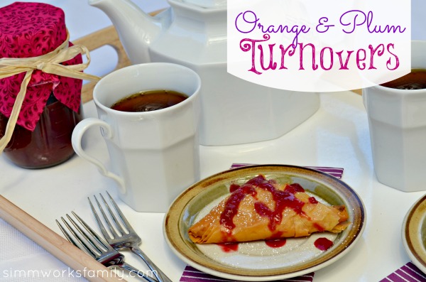 Orange and Plum Turnovers