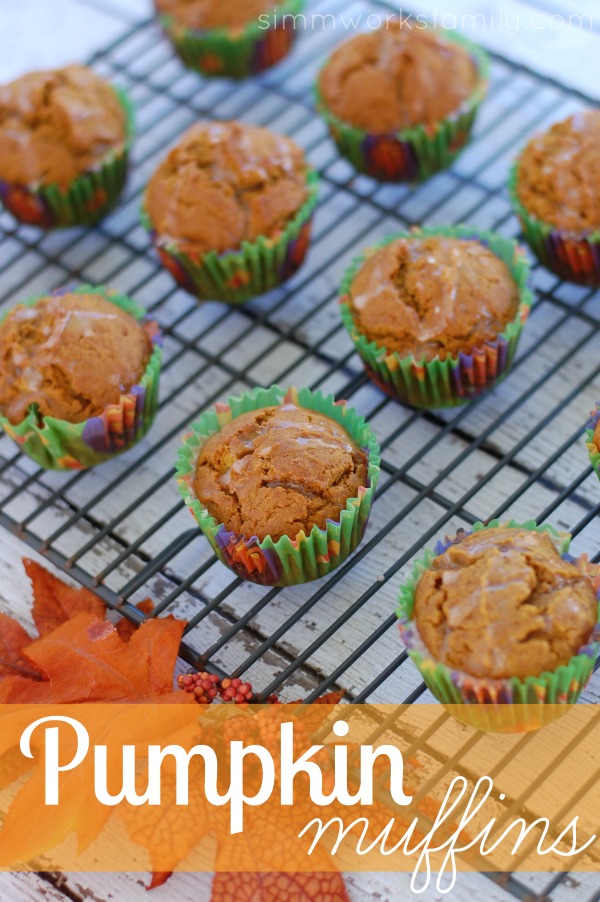 Pumpkin Muffins cooling rack