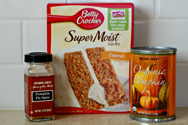 Pumpkin Spice Cake ingredients