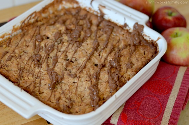 Candy Apple Dump Cake baked