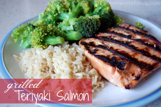 Grilled Teriyaki Salmon