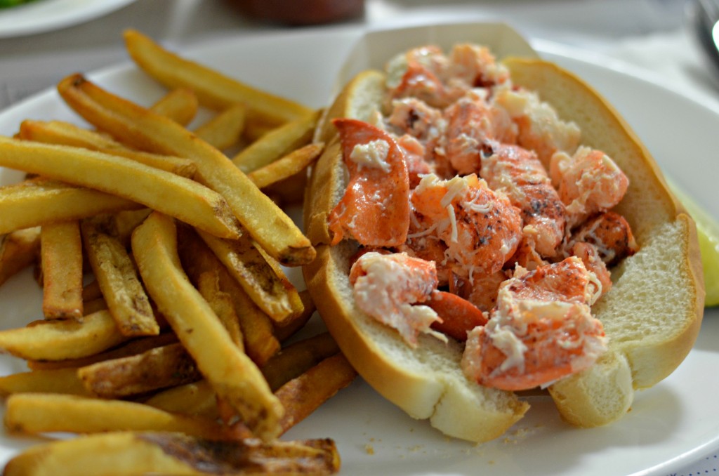 Maine Diner lobster roll in maine Boston Trip 2013