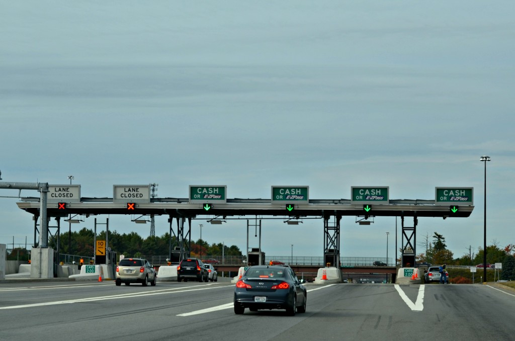 New Hampshire toll booth Massachusetts Boston Trip 2013