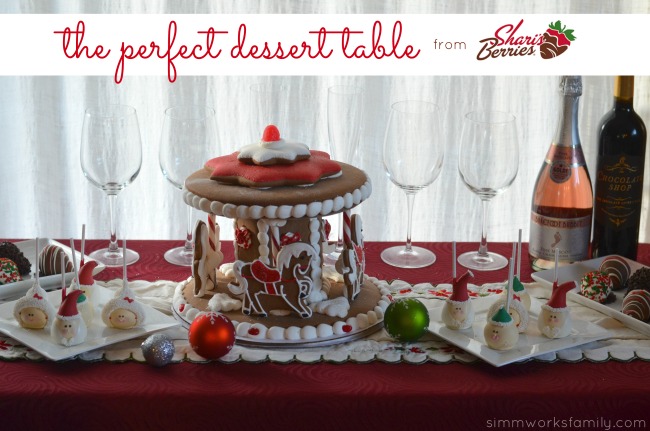 Holiday Ornament Exchange Ideas dessert table