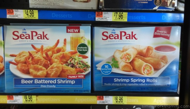 SeaPak Shrimp spring rolls Walmart #PakTheParty #shop