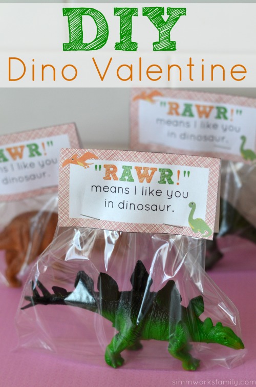 dinosaur valentine printable