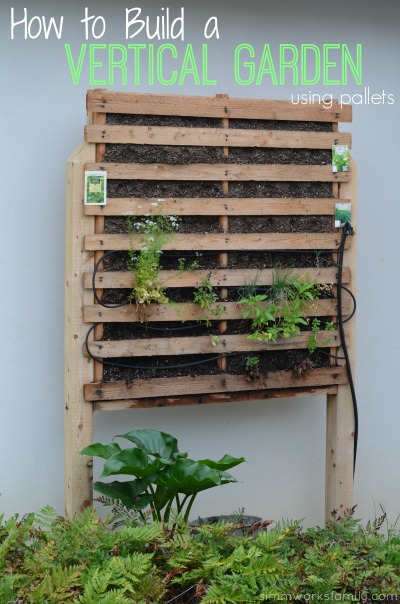 Vertical Garden Using Pallets