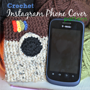 crochet instagram phone cover pattern square