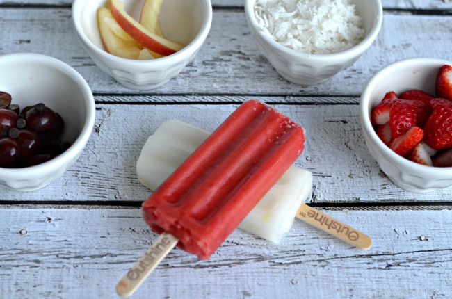 frozen fruit bars with toppings #outshine