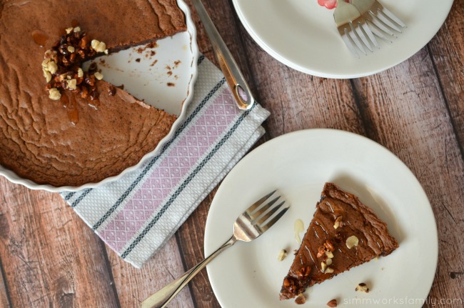 2 Ingredient Chocolate Cake slice