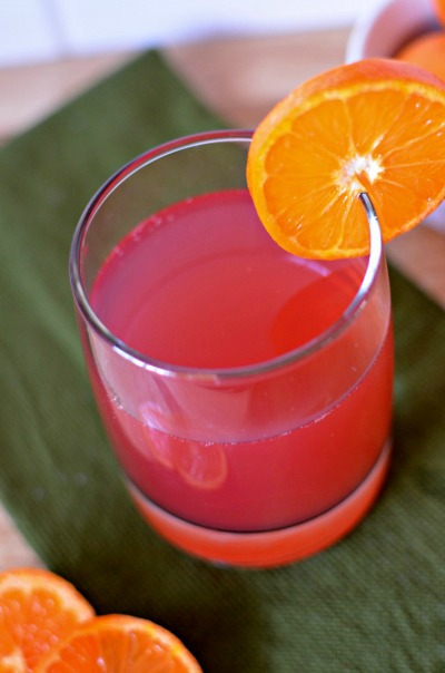 Orange You Glad boozy drink with tequila