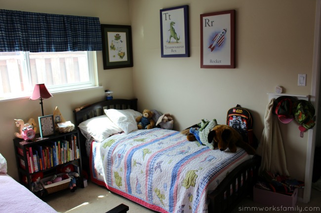 Shared Bedroom Ideas for Brother and Sister - A Crafty Spoonful