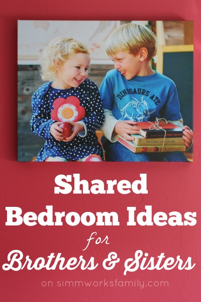 Shared Bedroom Ideas for Brother and Sister - A Crafty Spoonful