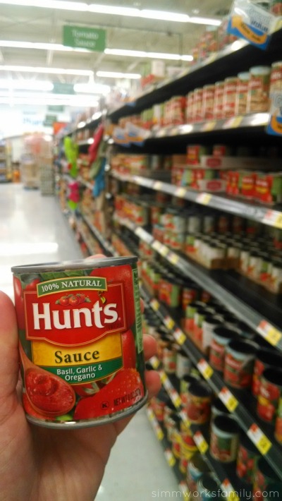 Hunts Sauce in Walmart