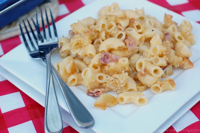 Grown Up Mac and Cheese with Bacon - a delicious comfort food