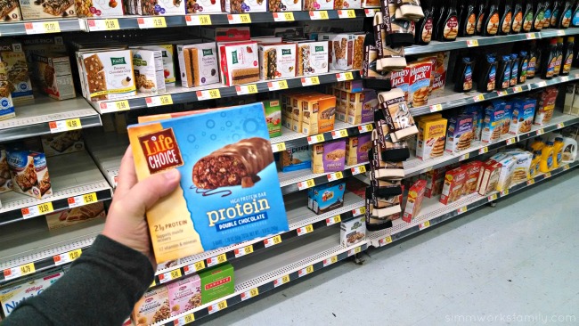 Life Choice Protein Bars in Walmart