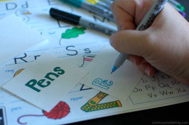 Back to School Organization with Sight Word Ideas - make labels