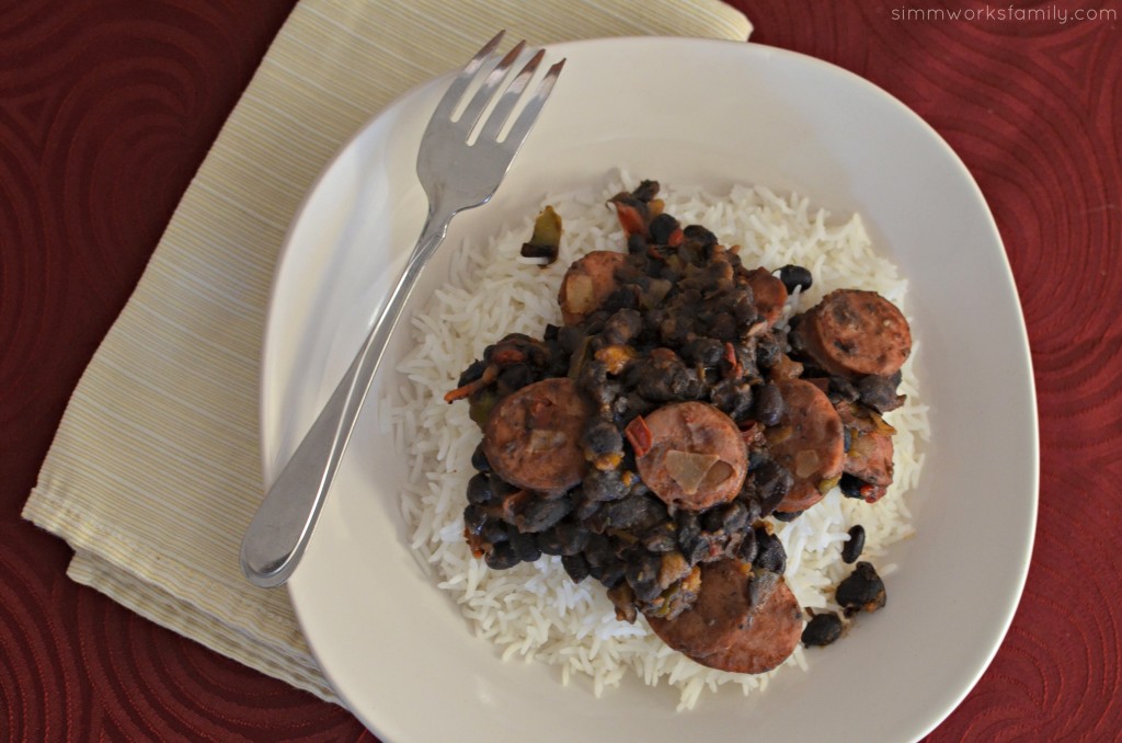 Black Beans and Rice with Sausage